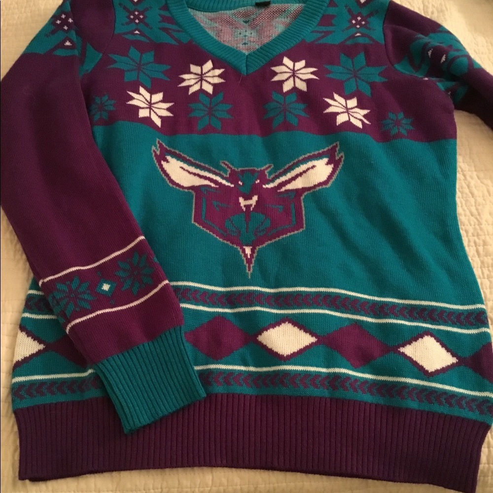 Charlotte Hornets holiday sweater